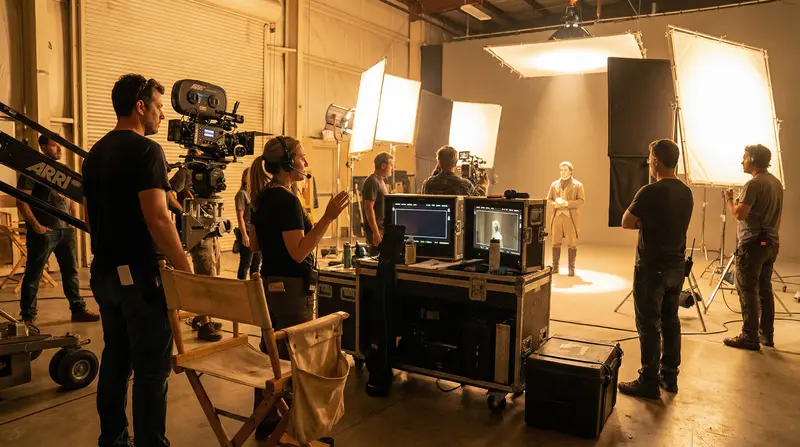 海角网国际化专业拍摄团队合作现场